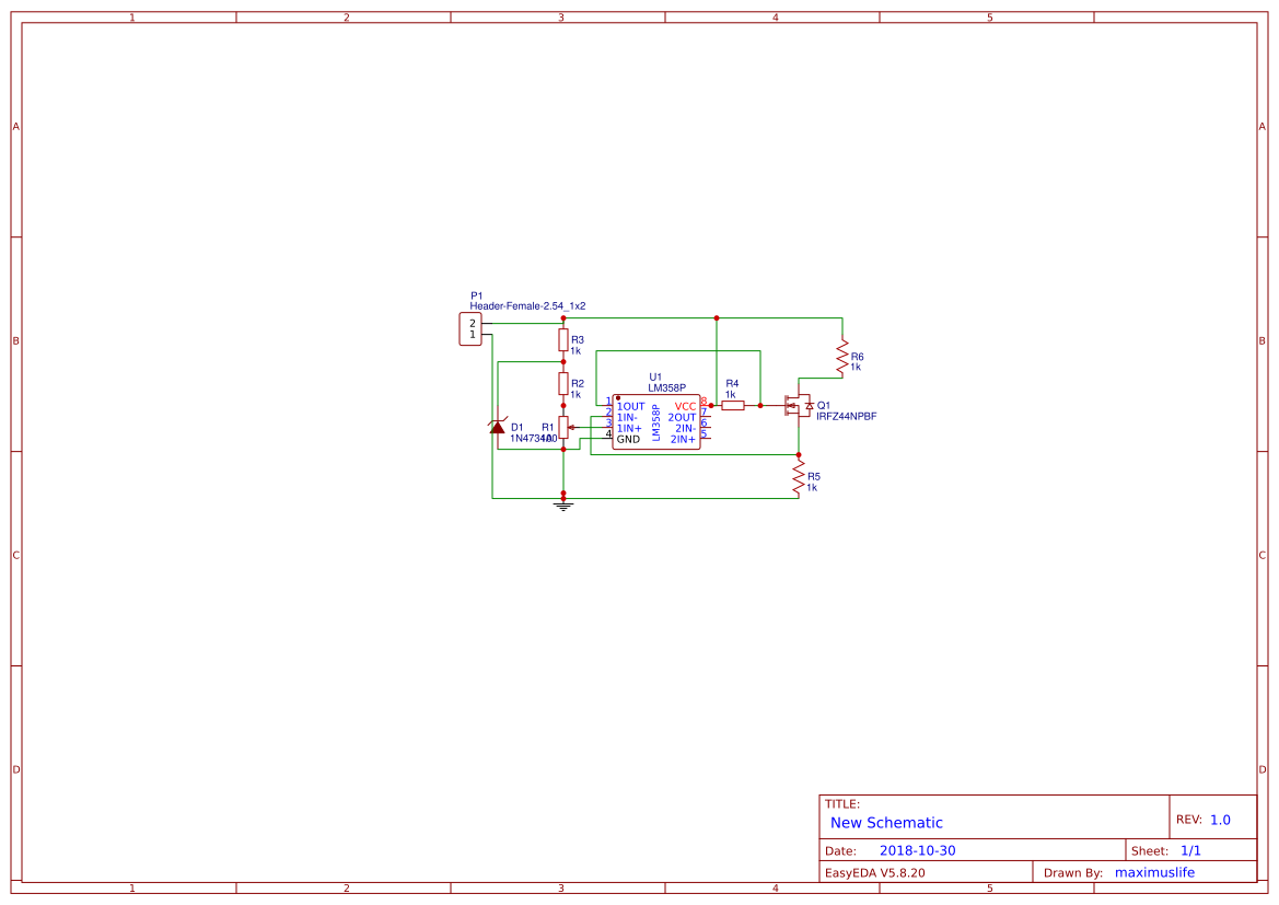регулятор тока LM358 - EasyEDA open source hardware lab