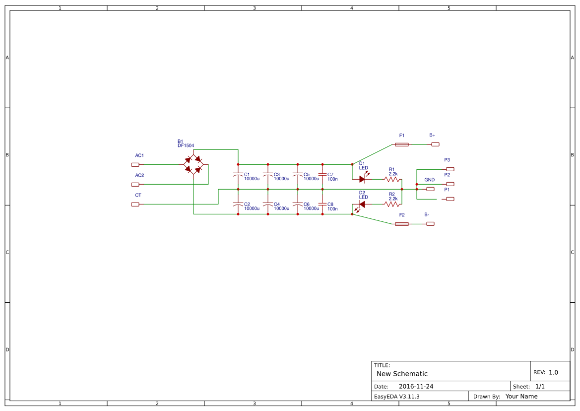 Amp power supply OSHWLab