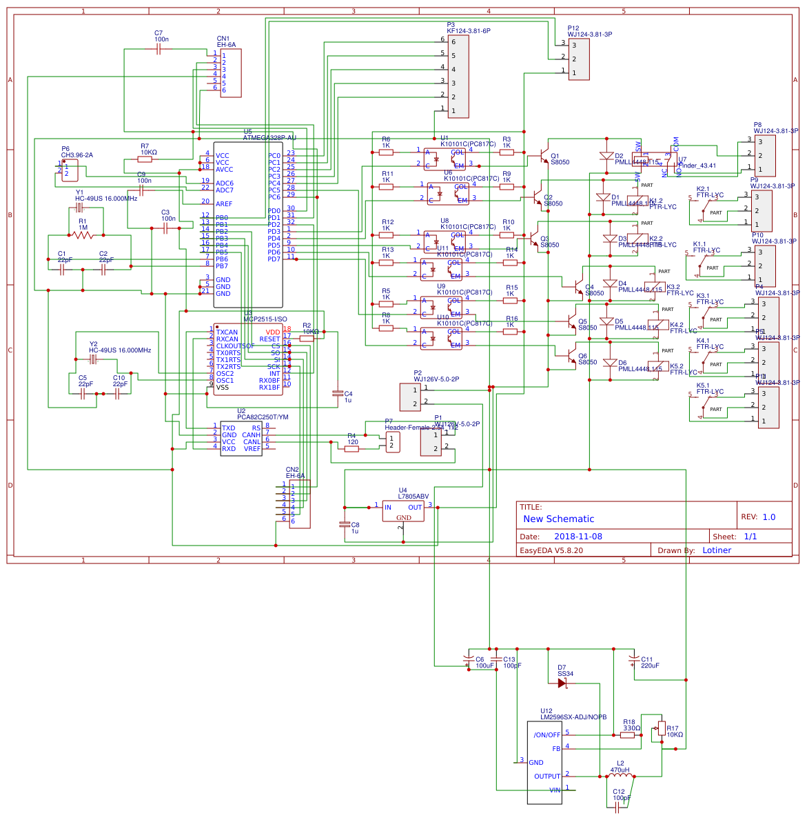 CAn Relay ex - EasyEDA
