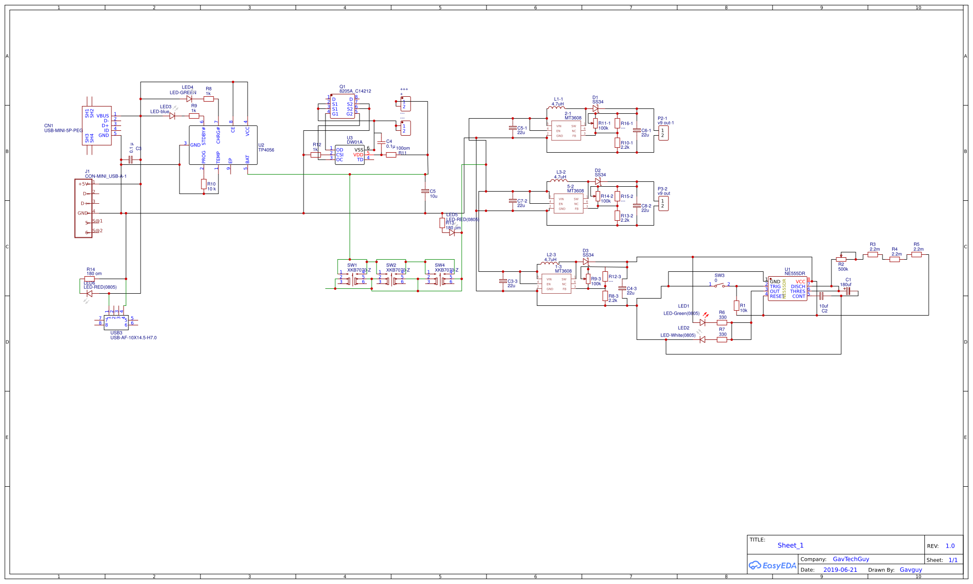 таймер на одно включение на ne555 - Platform for creating and sharing ...