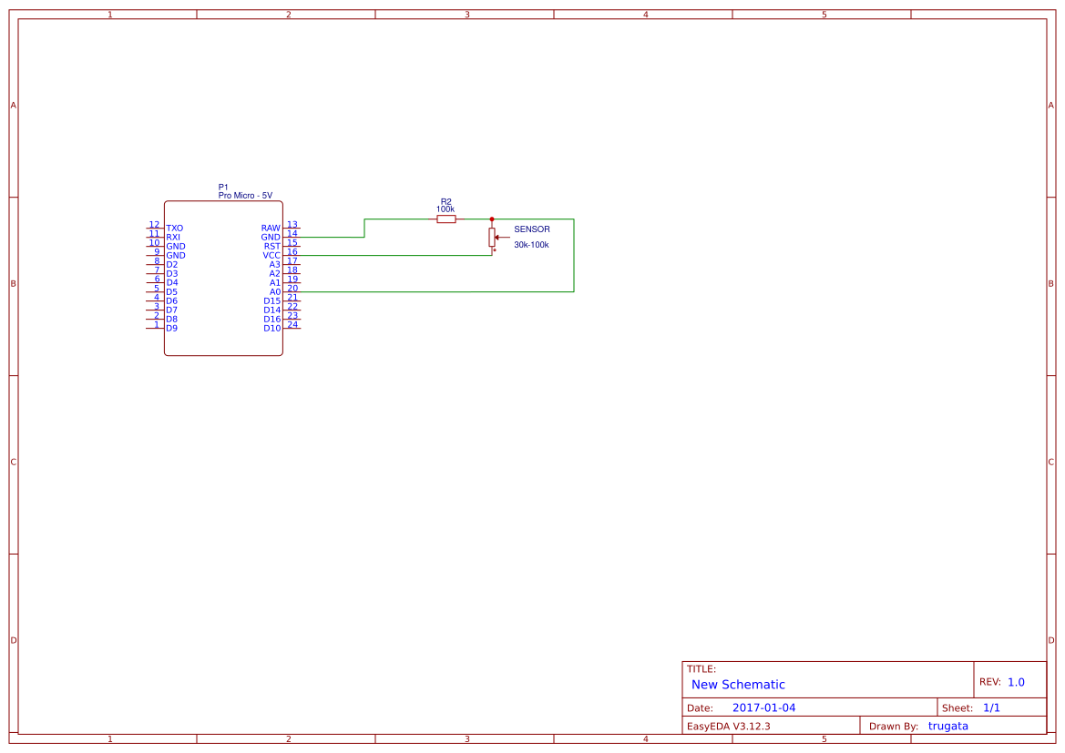 Simple Sensor Project Circuit Diagram