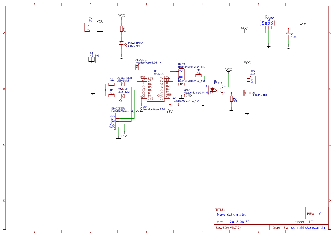 LED MQTT - EasyEDA open source hardware lab