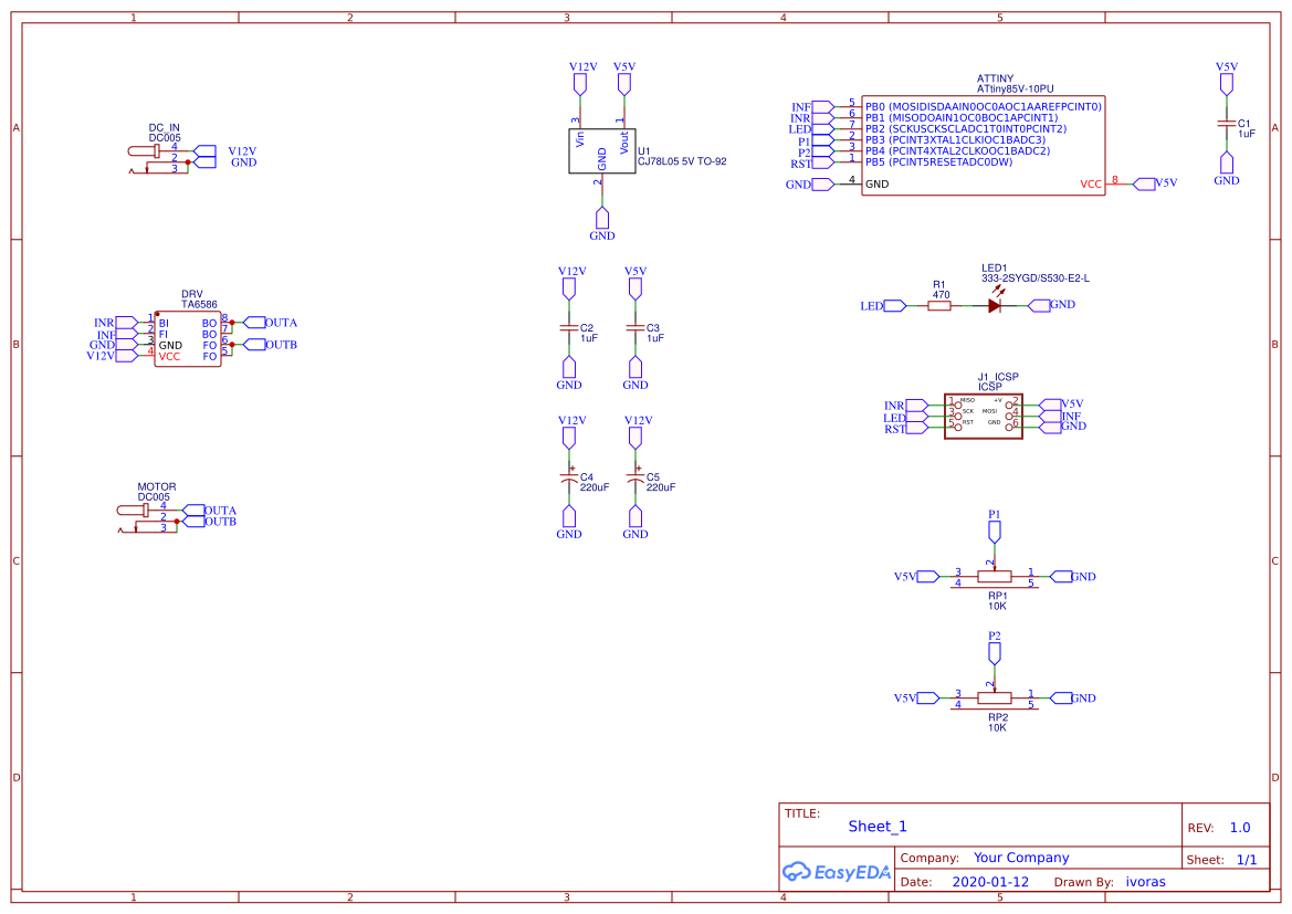 Motor driver TH board - OSHWLab