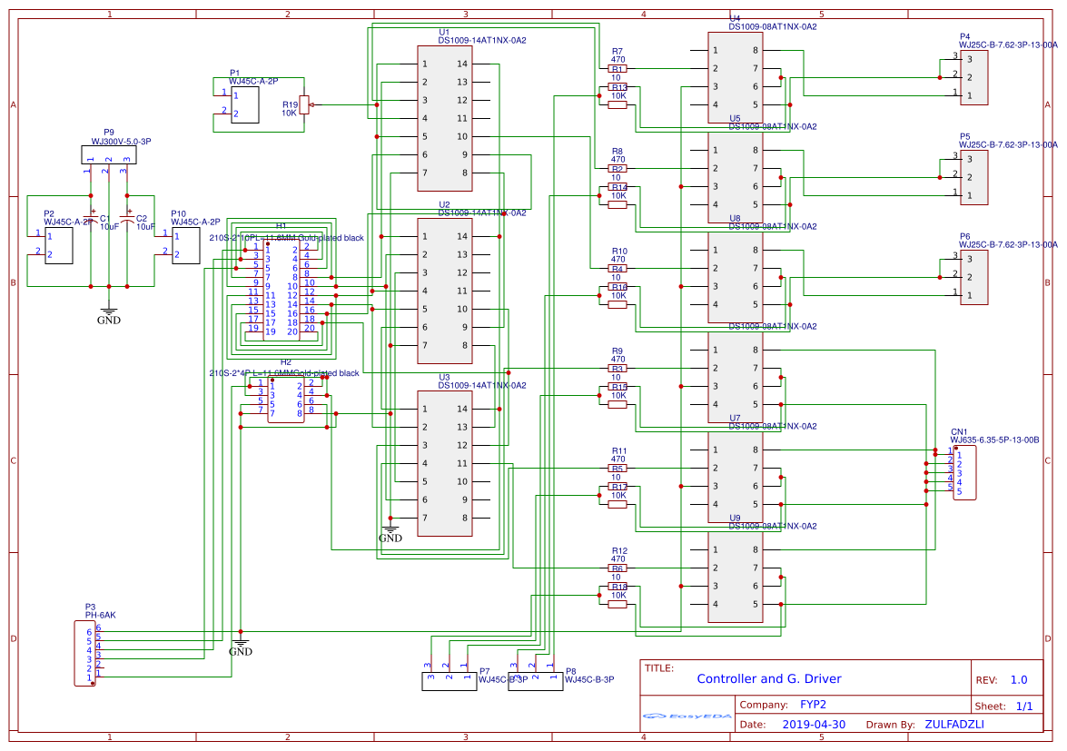 Controller and G. Driver - EasyEDA open source hardware lab