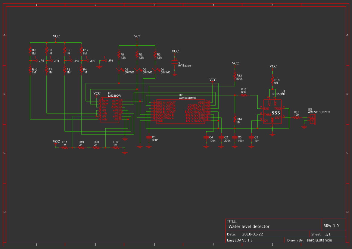Water level detector - OSHWLab