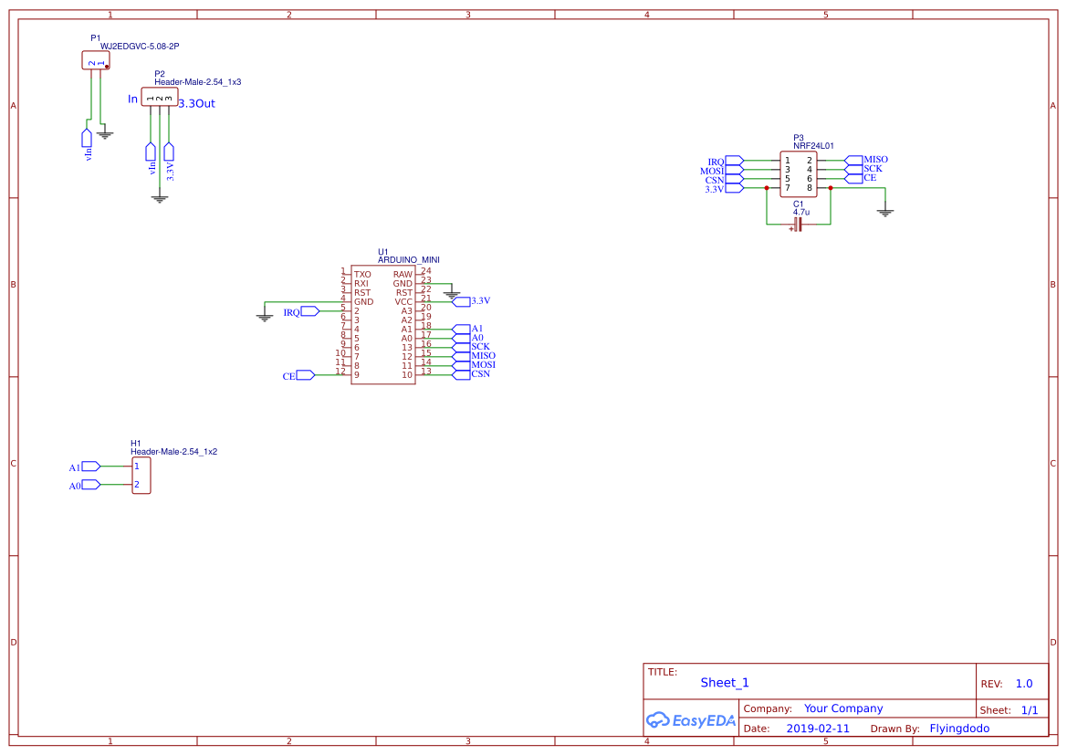 MySensorsPlant - EasyEDA open source hardware lab