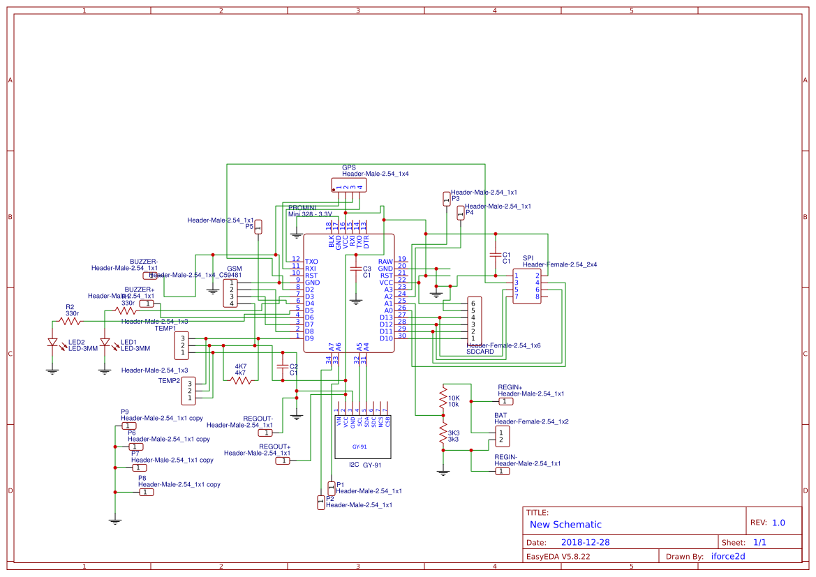 Weather balloon sensors EasyEDA open source hardware lab