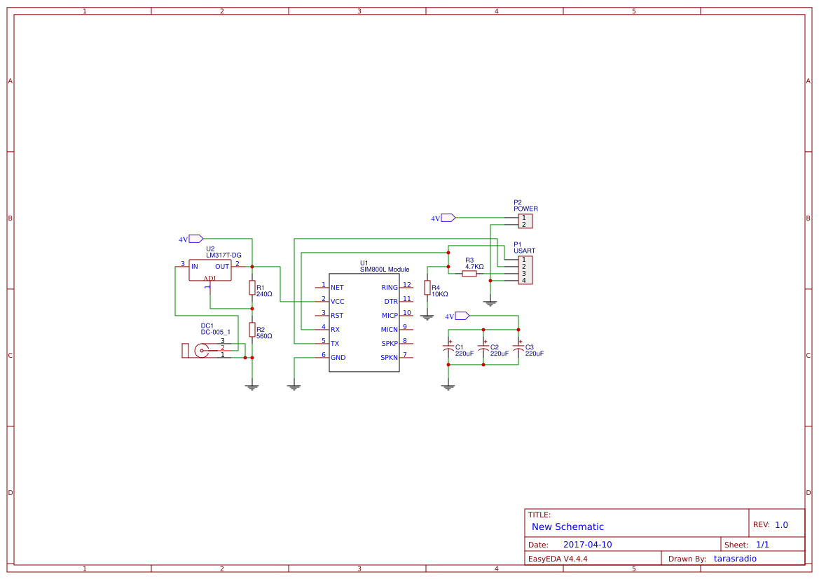 SIM800L-ADAPTER - OSHWLab