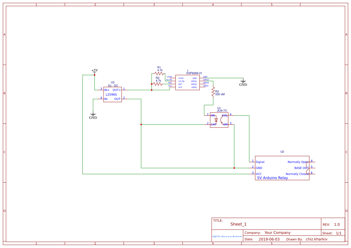 WIFI ESP RELAY - OSHWLab