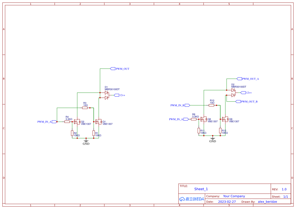 PWM_AMP - EasyEDA open source hardware lab
