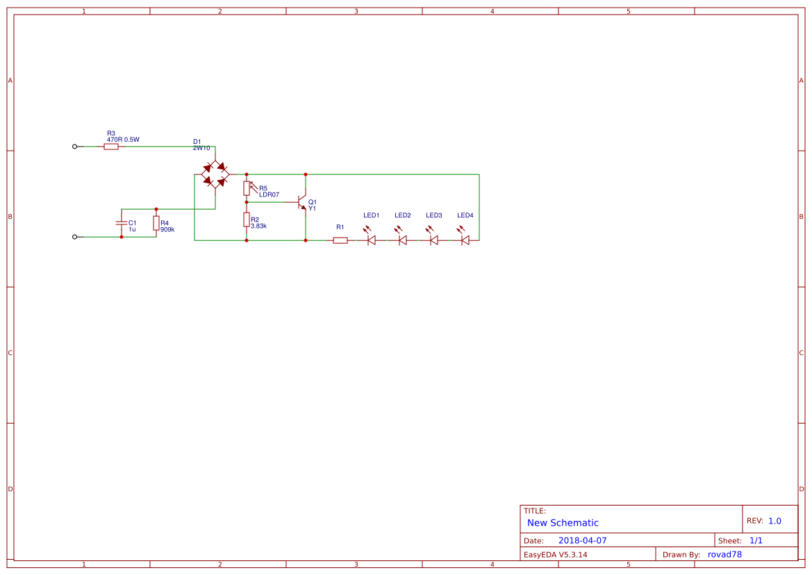 LED night light - Platform for creating and sharing projects - OSHWLab