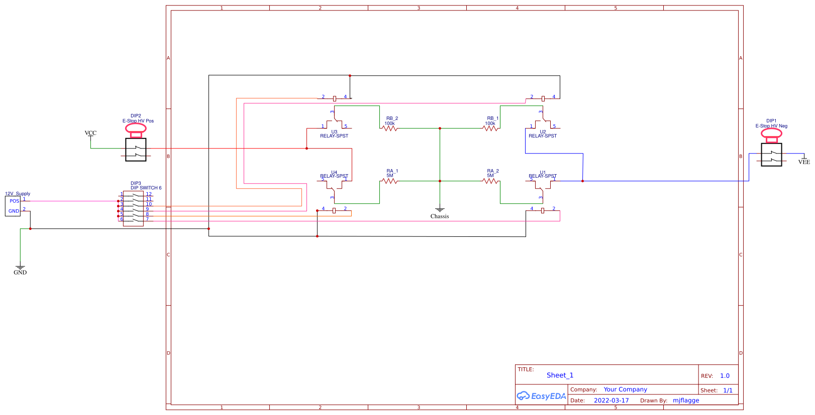 Battery Test Board_V1 EasyEDA open source hardware lab