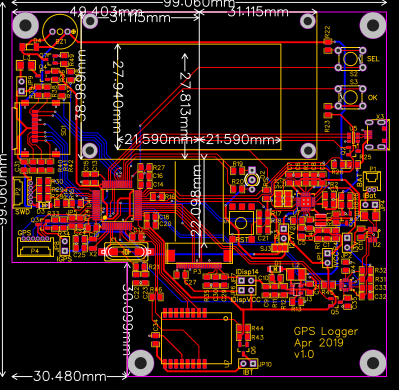 GPS Logger Dev Board - EasyEDA open source hardware lab