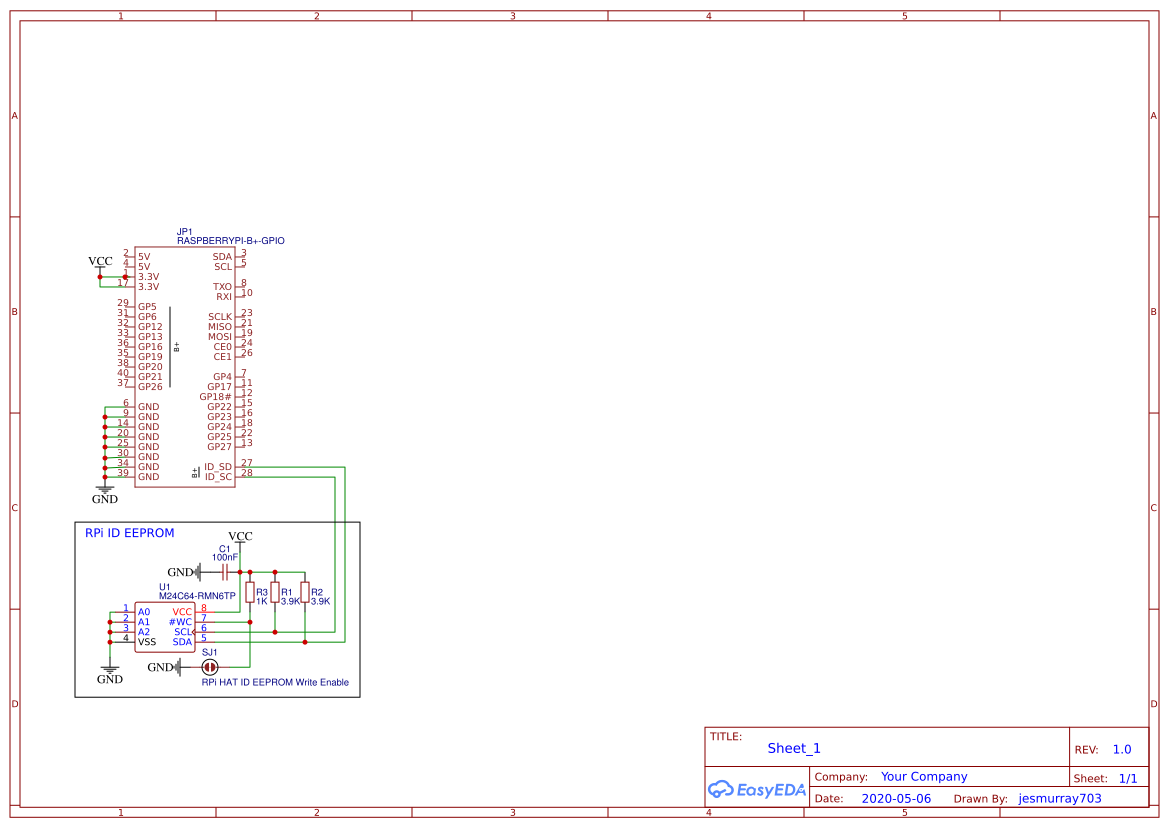 RPi uHat Template - OSHWLab