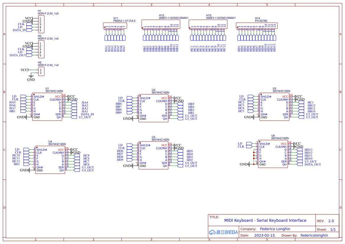 Serial Keyboard OSHWLab