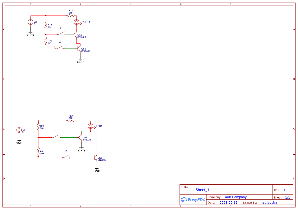 Circuito Processador - 3 Bits - OSHWLab