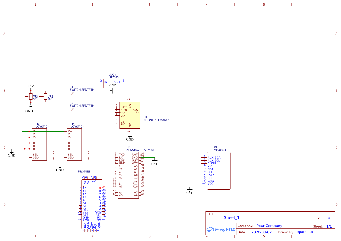RC Controler - EasyEDA open source hardware lab