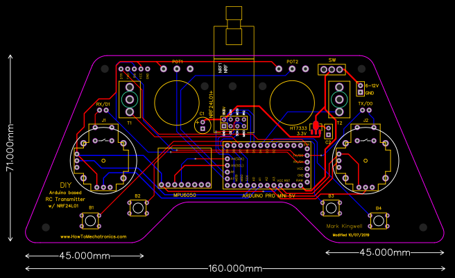 Arduino Controller Project - OSHWLab image.