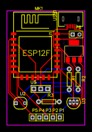 ESP8266 LED matrix clock - OSHWLab