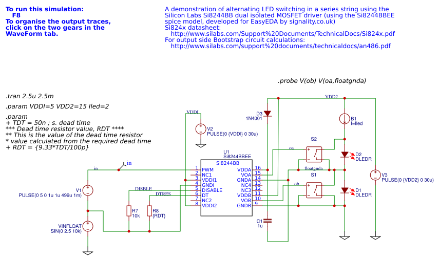 Si824x isolated MOSFET gate drivers OSHWLab