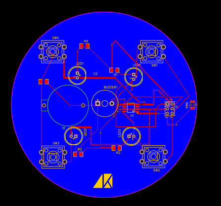 Simon ATTiny85 - EasyEDA open source hardware lab