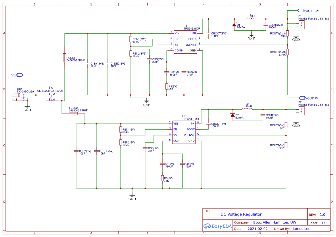 HPS Autopilot Power Supply EasyEDA open source hardware lab