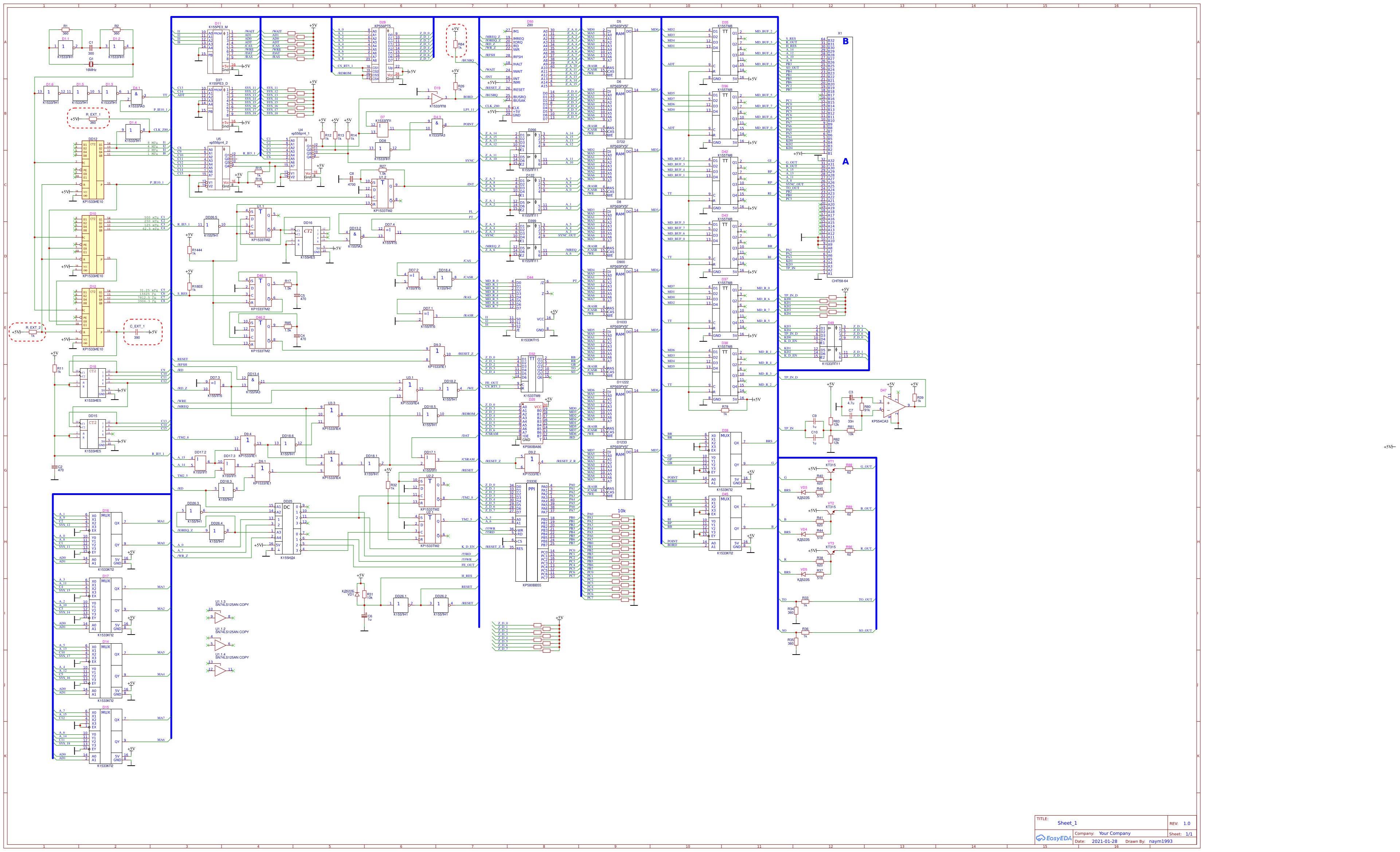 raduga - EasyEDA open source hardware lab