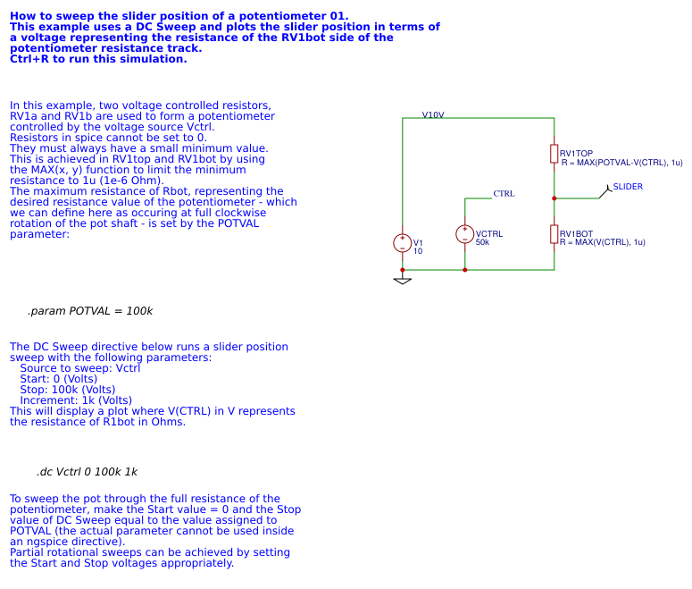 Sweeping a potentiometer EasyEDA open source hardware lab