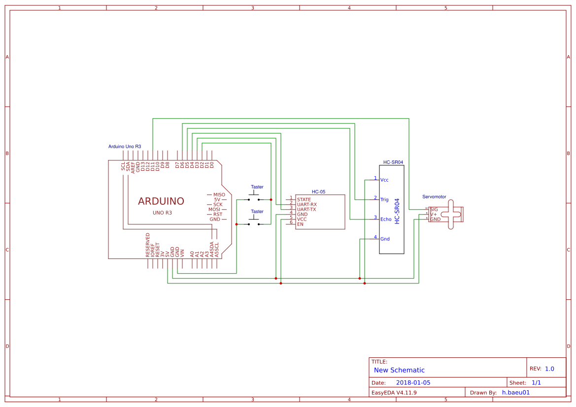 Arduino Roboter - EasyEDA open source hardware lab