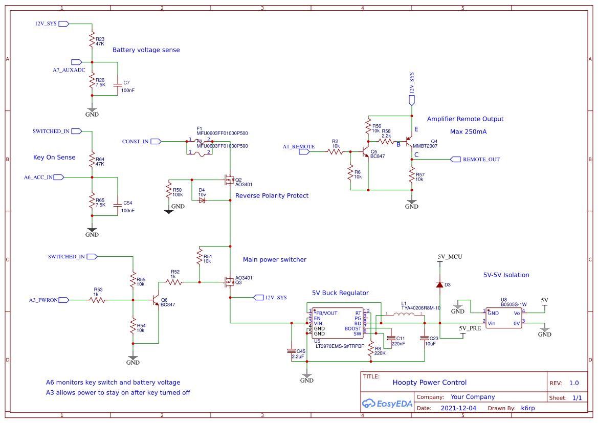 HooptyDSP 0.7c - EasyEDA open source hardware lab