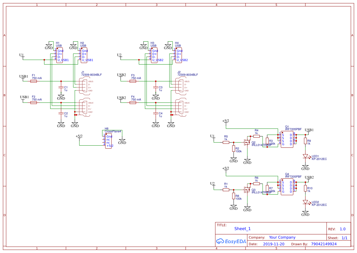 Universal Computer Piplan USB plane - Platform for creating and sharing projects - OSHWLab