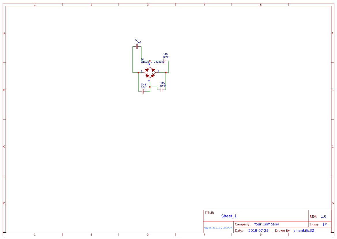 amp psu rectifiers filters EasyEDA open source hardware lab