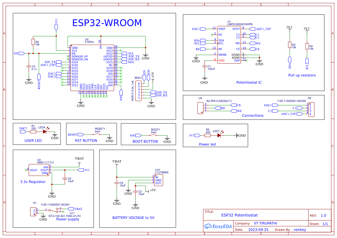 ESP32_Potentiostat - EasyEDA open source hardware lab