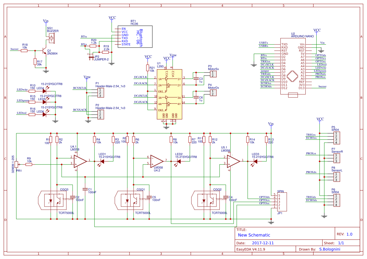 miniSumo - EasyEDA open source hardware lab