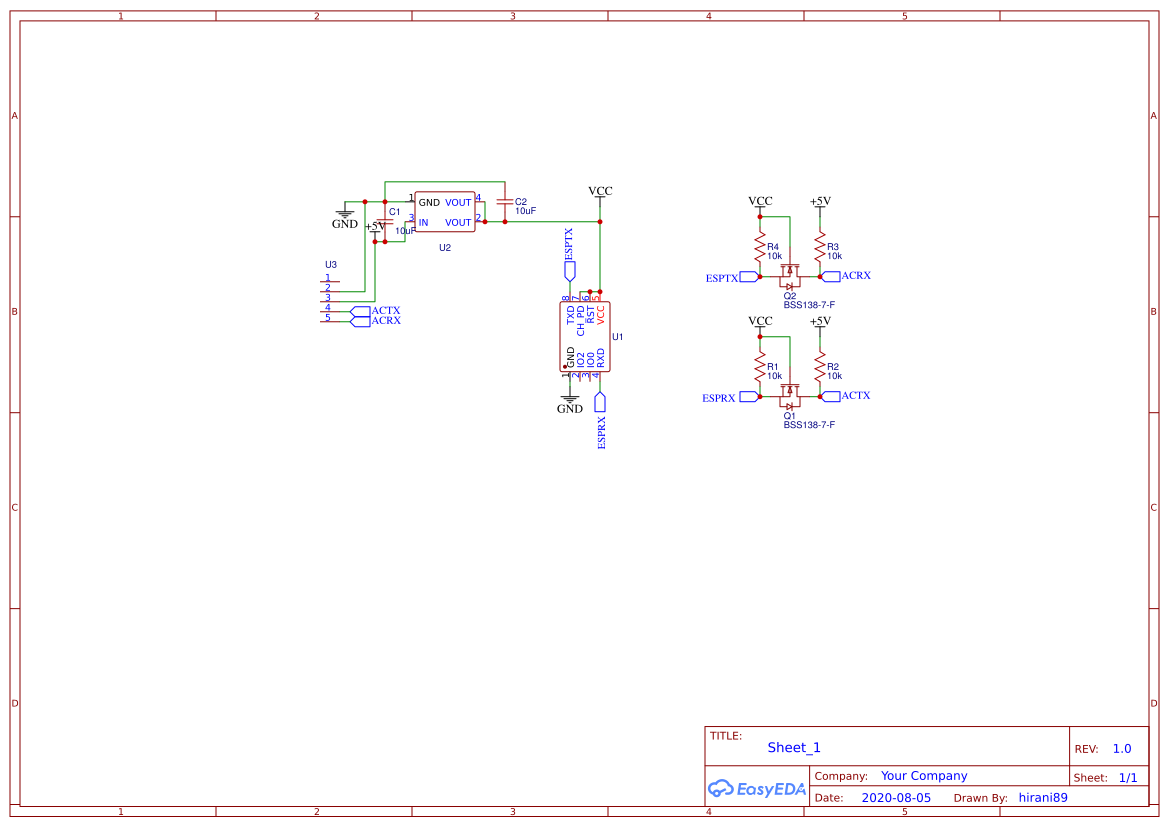 MITSUBISHI AC Controller - EasyEDA open source hardware lab