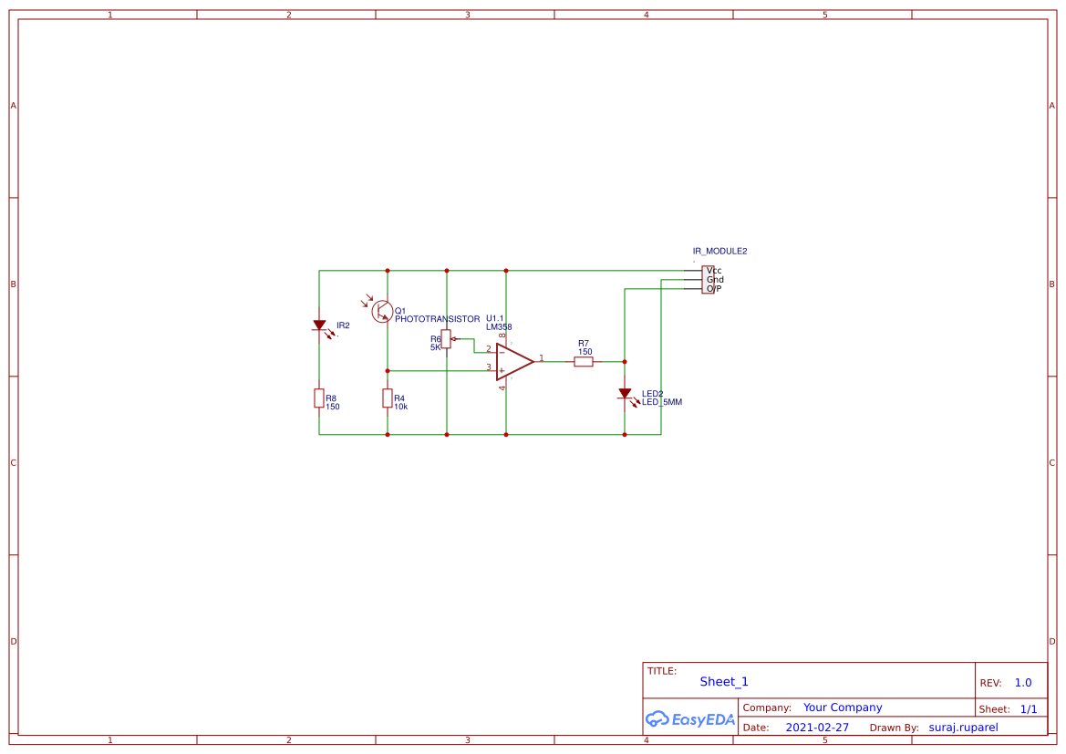 IV Drip Monitoring System EasyEDA open source hardware lab