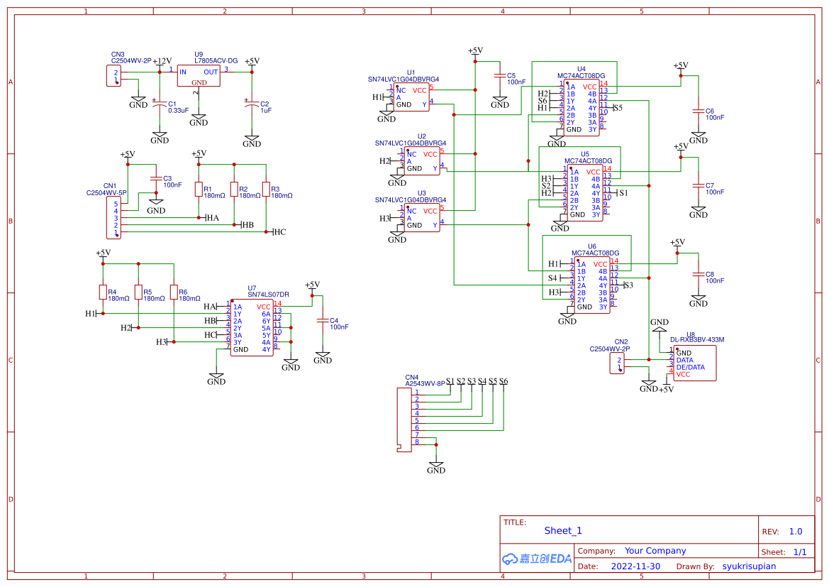 LOGIC CONTROL CIRCUIT AMIN EasyEDA open source hardware lab