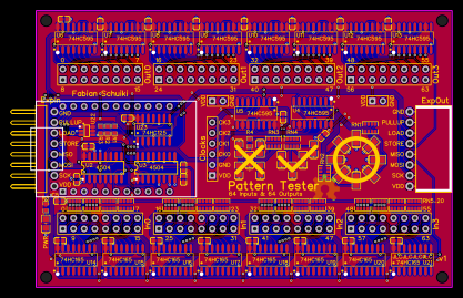 Pattern Tester Base (64 inputs & 64 outputs) - OSHWLab