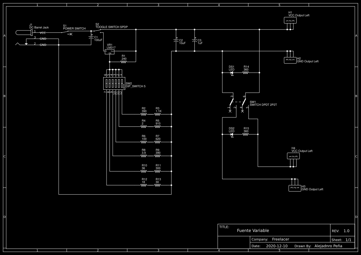 Variable Source Terminals Varaible_Source - OSHWLab