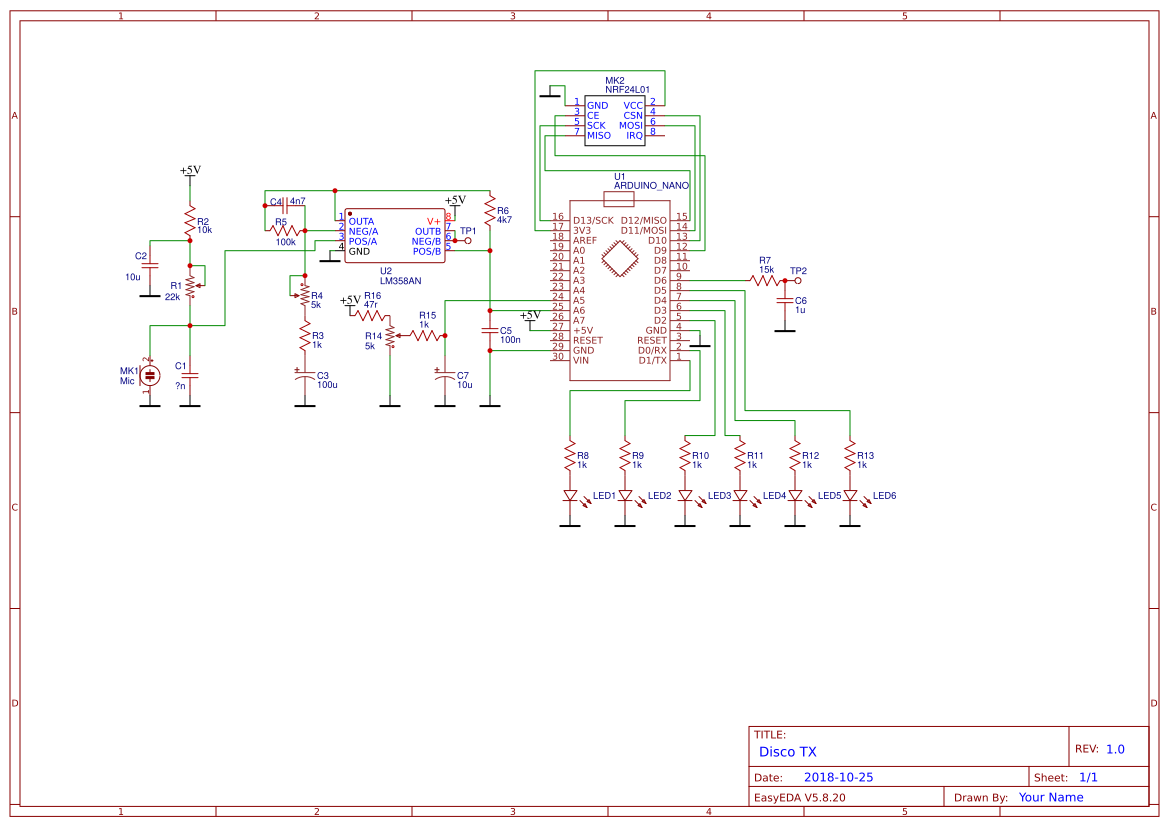 Disco TX - EasyEDA open source hardware lab