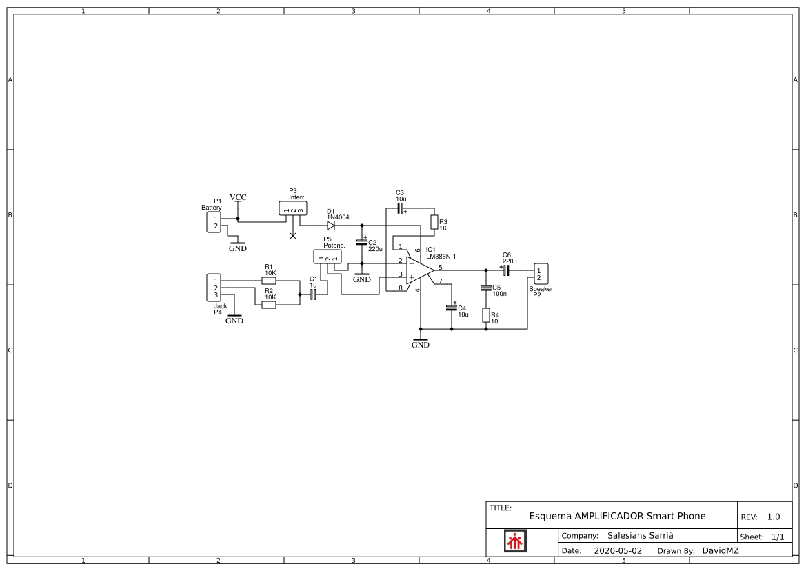 Amplificador-LM386 copy - EasyEDA open source hardware lab