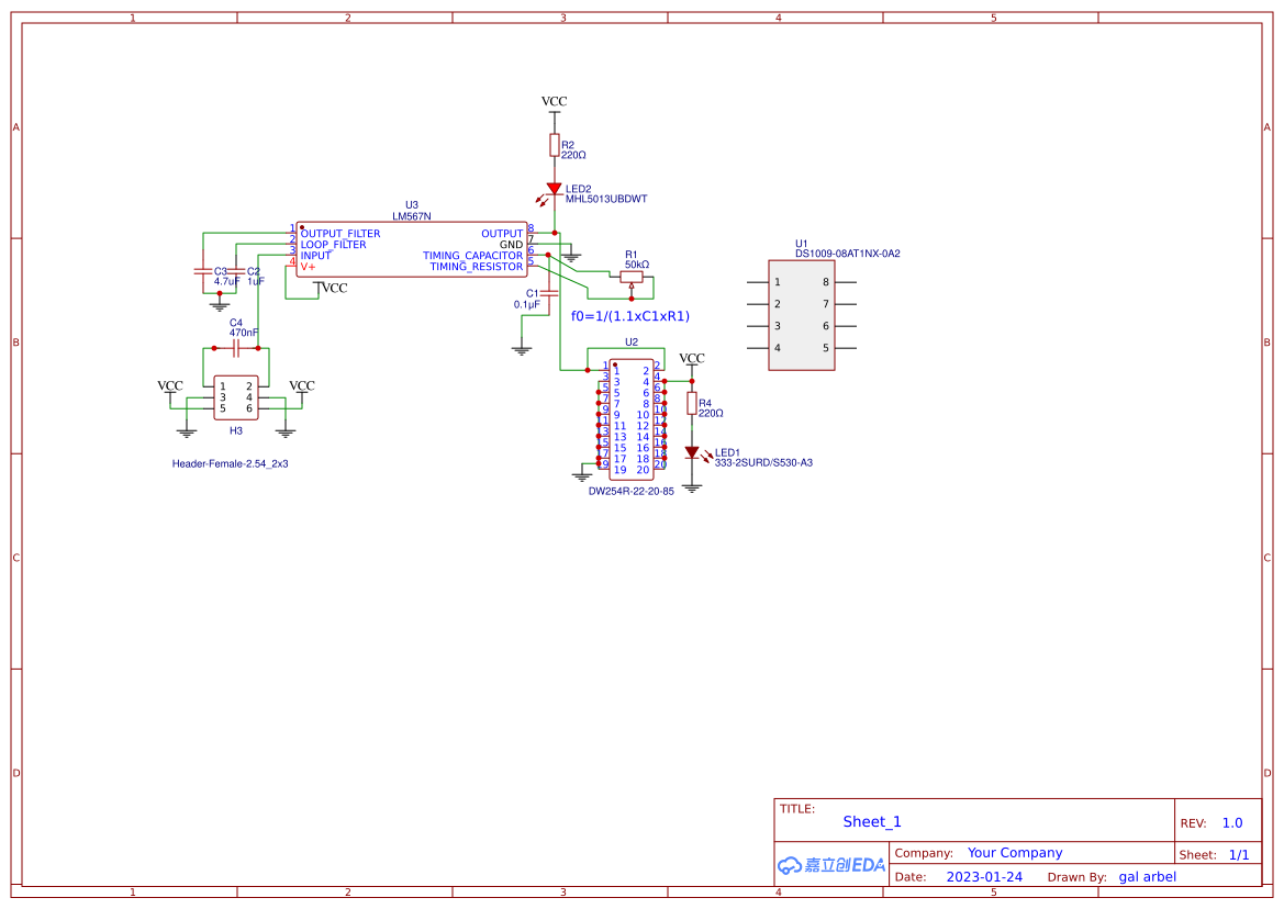 Frequency Convertor - EasyEDA open source hardware lab