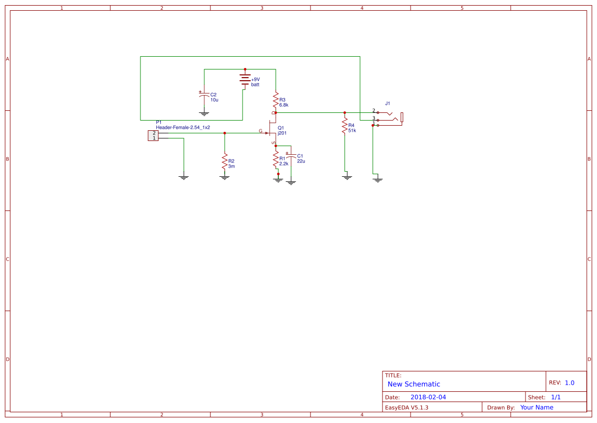 Onboard Bass preamp OSHWLab