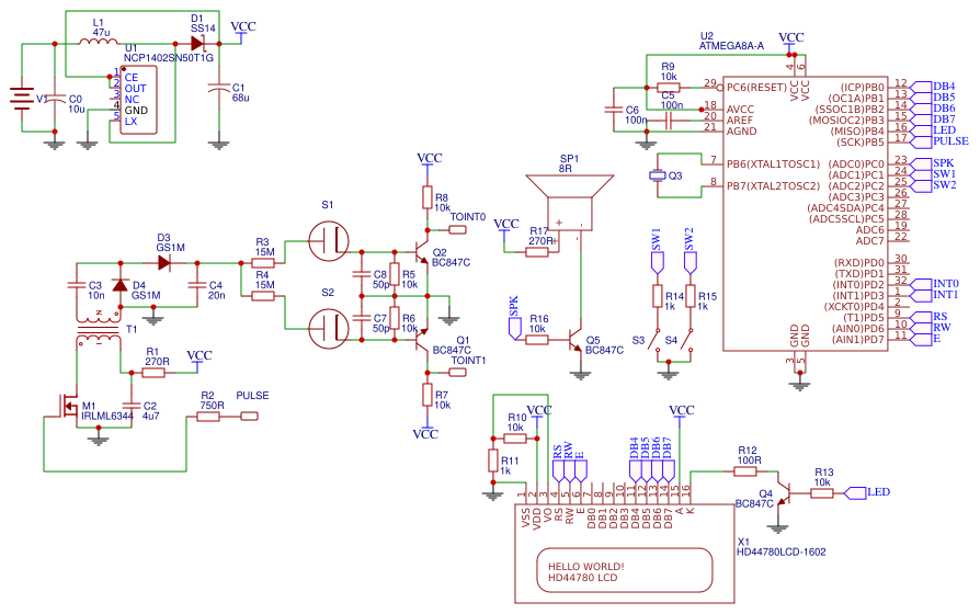 Dosimeter - EasyEDA open source hardware lab