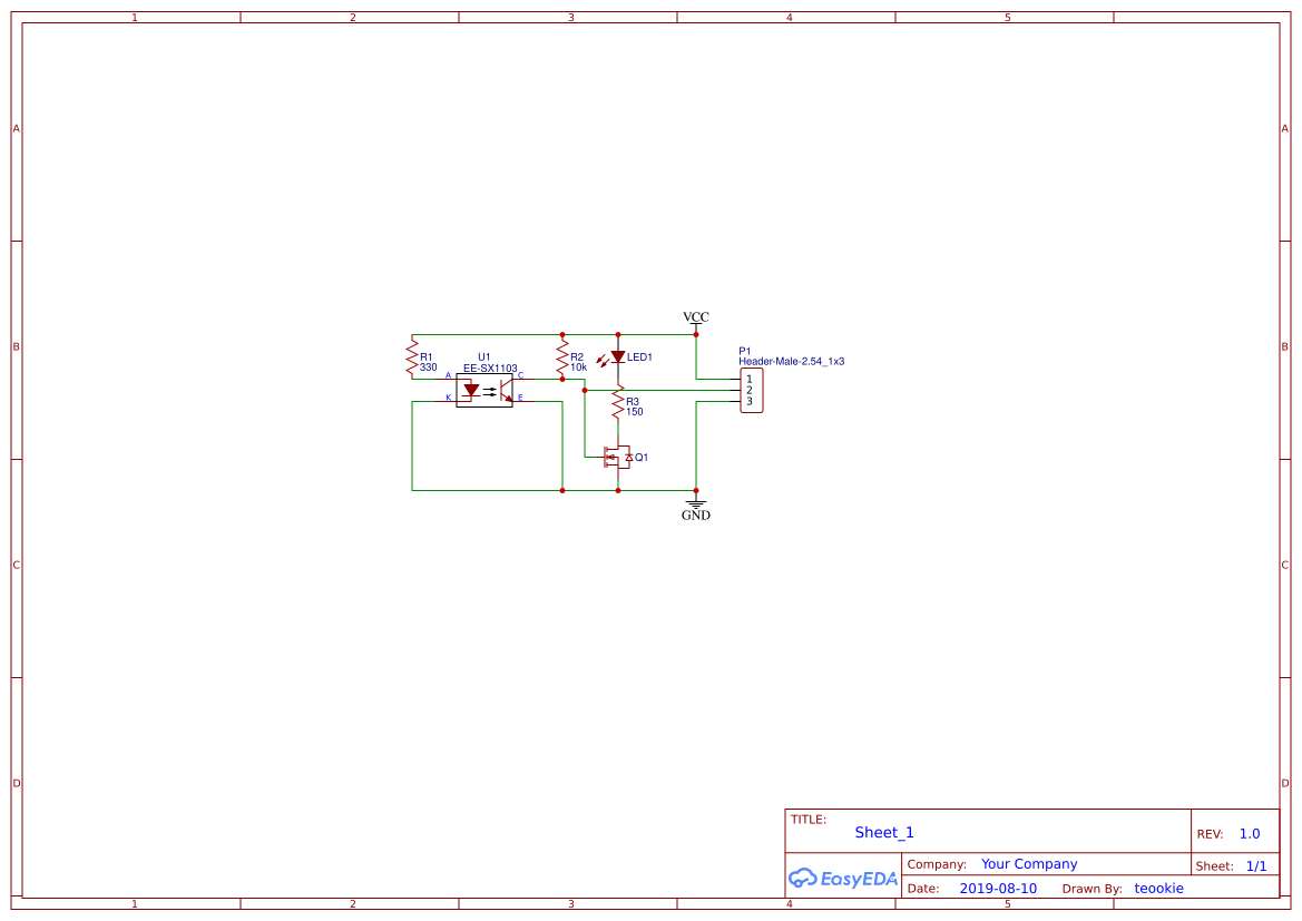 Inverted IR sensor - EasyEDA open source hardware lab