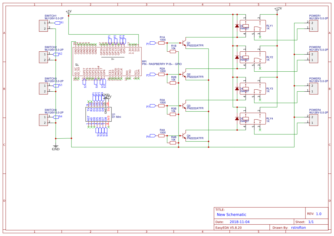 Garden controller for Pi or D1 mini - EasyEDA open source hardware lab