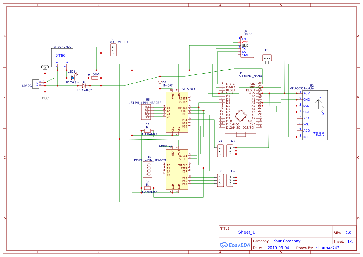 Arduino Servo Motor - EasyEDA open source hardware lab