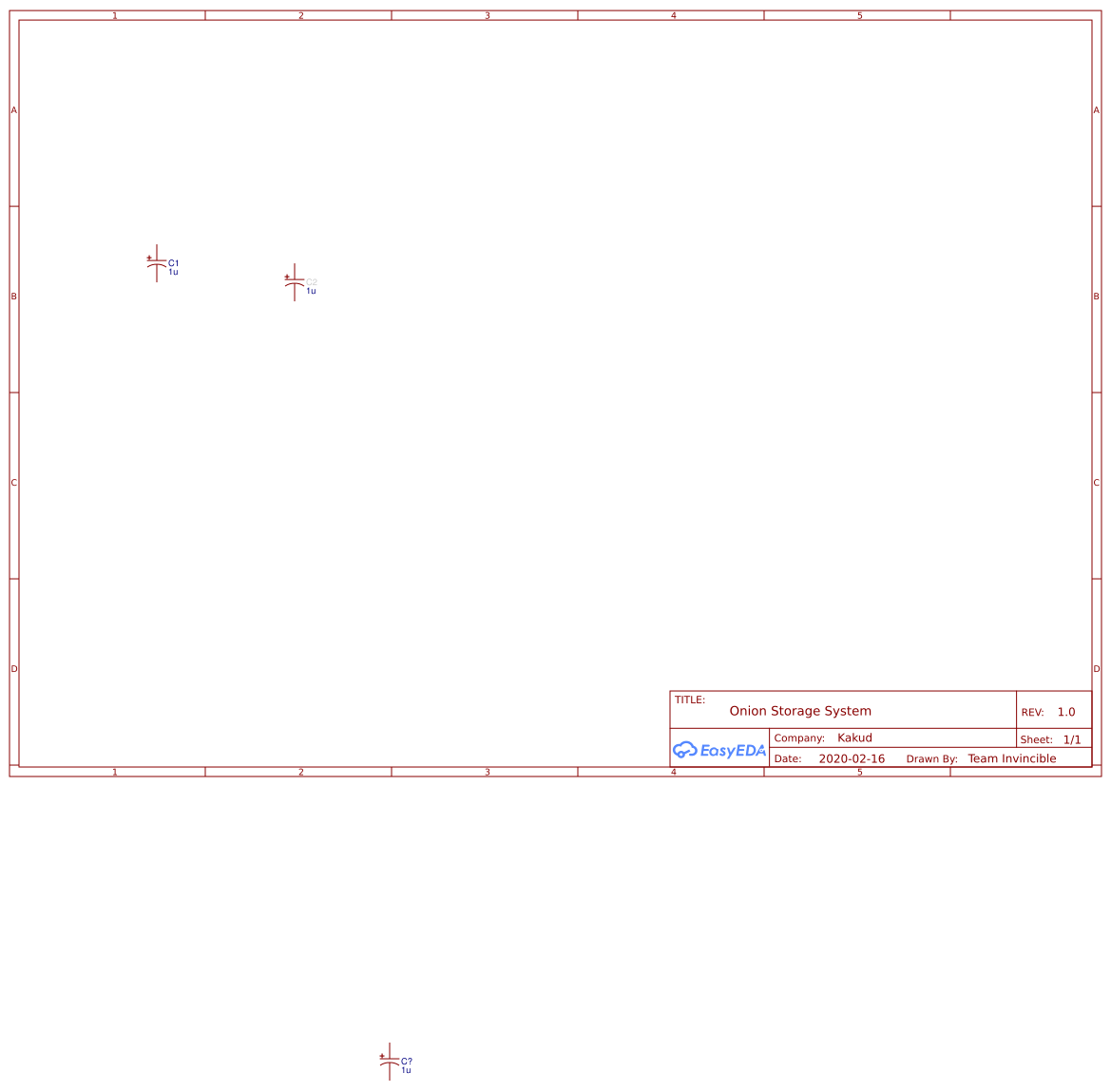 Onion Storage System EasyEDA open source hardware lab