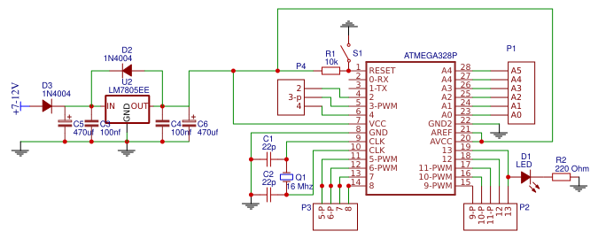Arduino Simple Circuit - OSHWLab