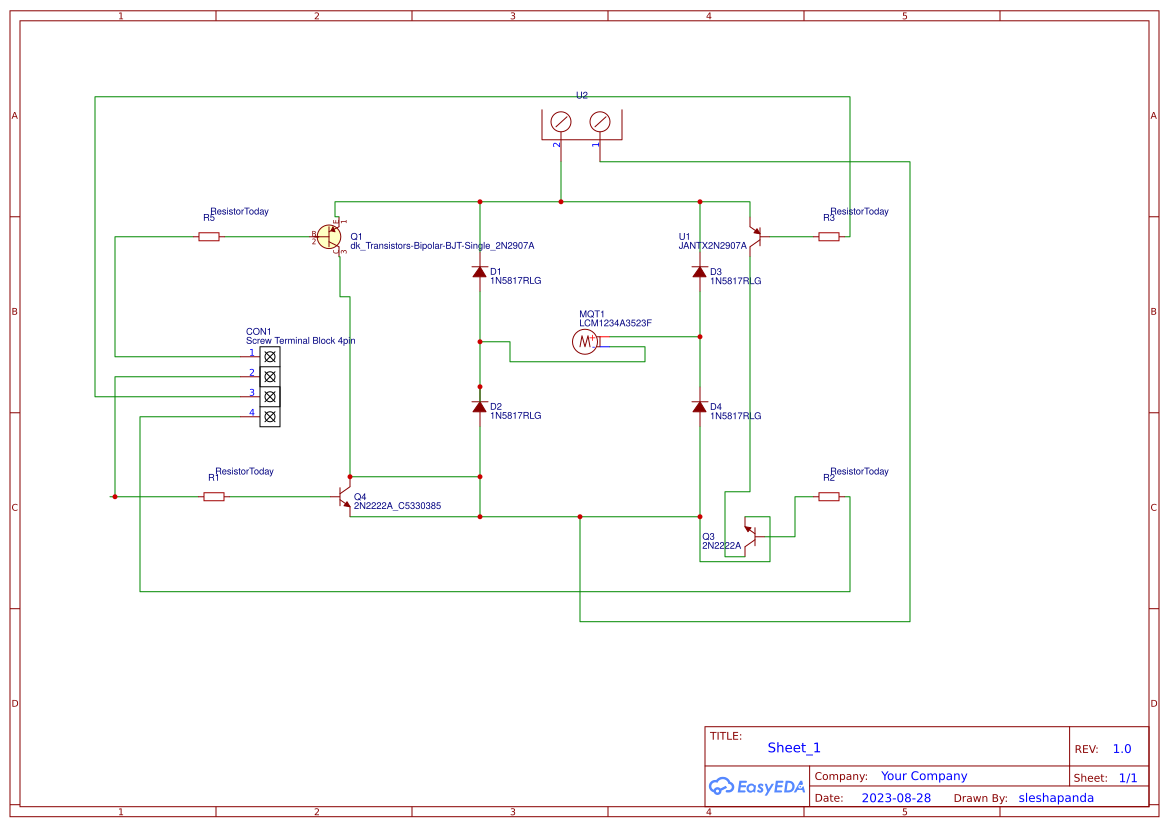 New Project 1.1 - EasyEDA open source hardware lab
